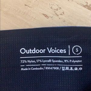 Brand new outdoor voices leggings